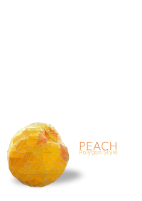 Peach Polygone Style