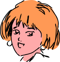 Girl from 1980s