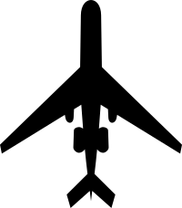 Airplane pictogram fixed