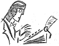 Man Typing