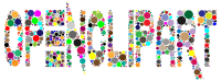 OpenClipart Typography Logo Technicolor