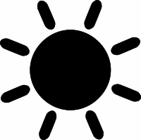Sun icon