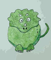 Green Dino: Daily Sketch 26