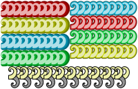 Colorful Curve Ornament