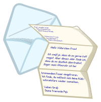 letter - coloured
