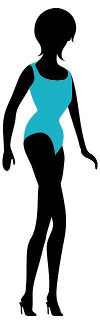Woman In Bikini Silhouette