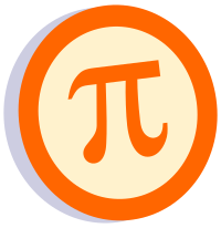 Pi Symbol in a Circle