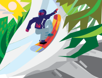 Snowboarding Scene