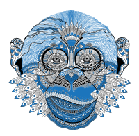 New Years Eve Monkey