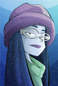 Cartoon Girl Portrait