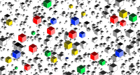 Isometric Cubes Background