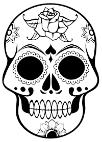 Ornate Skull Lineart