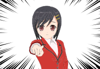 Brunette Anime Girl 