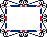 UK Union Flag frame