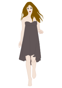 Woman Front View