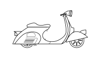 Vespa Scooter