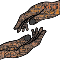 Join Hands Typography