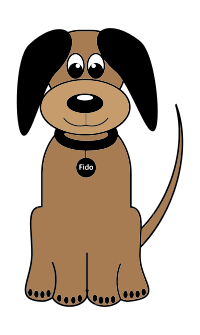 Cartoon Dog Fido
