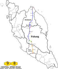 Central Spine Road, Malaysia