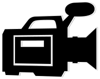 Video Camera Icon Silhouette