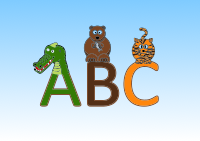 Animal Alphabet Typography
