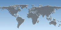 Stylized Map Of The Earth