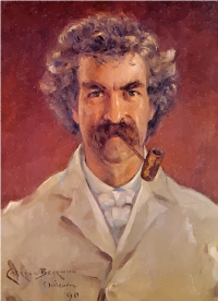 Mark Twain Portrait James Carroll Beckwith 1890
