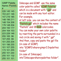 GIMP Palette-gpl file-sourcecode