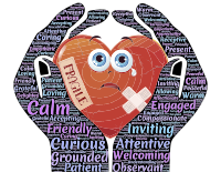 Fragile Bruised Heart Typography