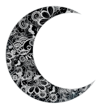 Floral Crescent Moon