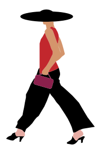 Fashion Woman Walking