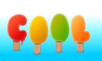 ice popcicle text