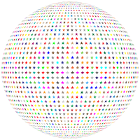 Colorful Stars Sphere