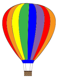 Colorful Hot Air Balloon