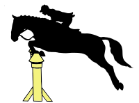 Horse Jumping Dressage Silhouette