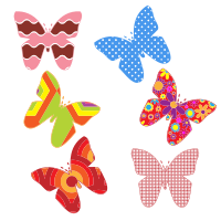 Colorful Butterfly Patterns