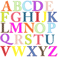 Colorful Alphabet Uppercase