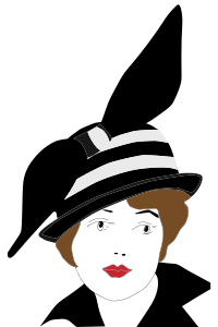 Vintage 1920s Woman