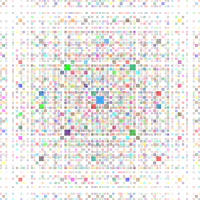 Colorful Square Fractal