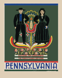 Vintage Pennsylvania Travel Poster