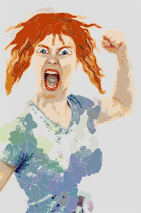 Very Angry Woman