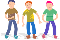 Three Teenage Boys