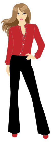 Fashion Woman With Hand On Hip
