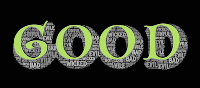 Good Evil Typography