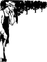 man with axe