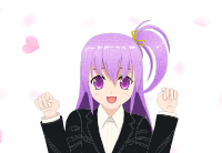 Blue Haired Anime Girl