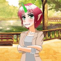 Horned Anime Girl