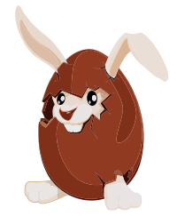Rabbit In An Egg