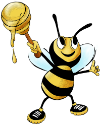 Cartoon Honey Bee