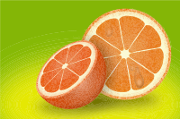Refreshing Sliced Orange